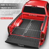 6.5FT Roll-Up Tonneau Cover For 2019-2025 Chevy Silverado GMC Sierra 1500 Truck Bed
